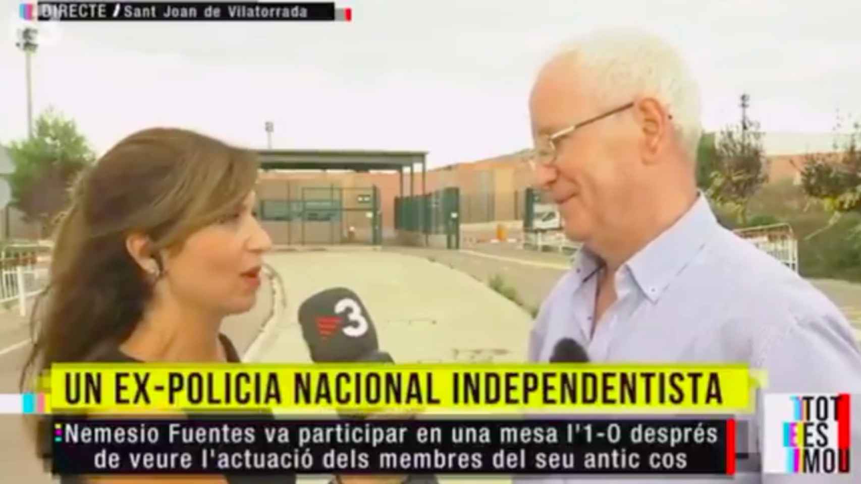 El ex policía nacional independentista que entrevistó TV3