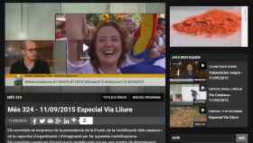 Programa especial de la Televisió de Catalunya sobre la Via Lliure