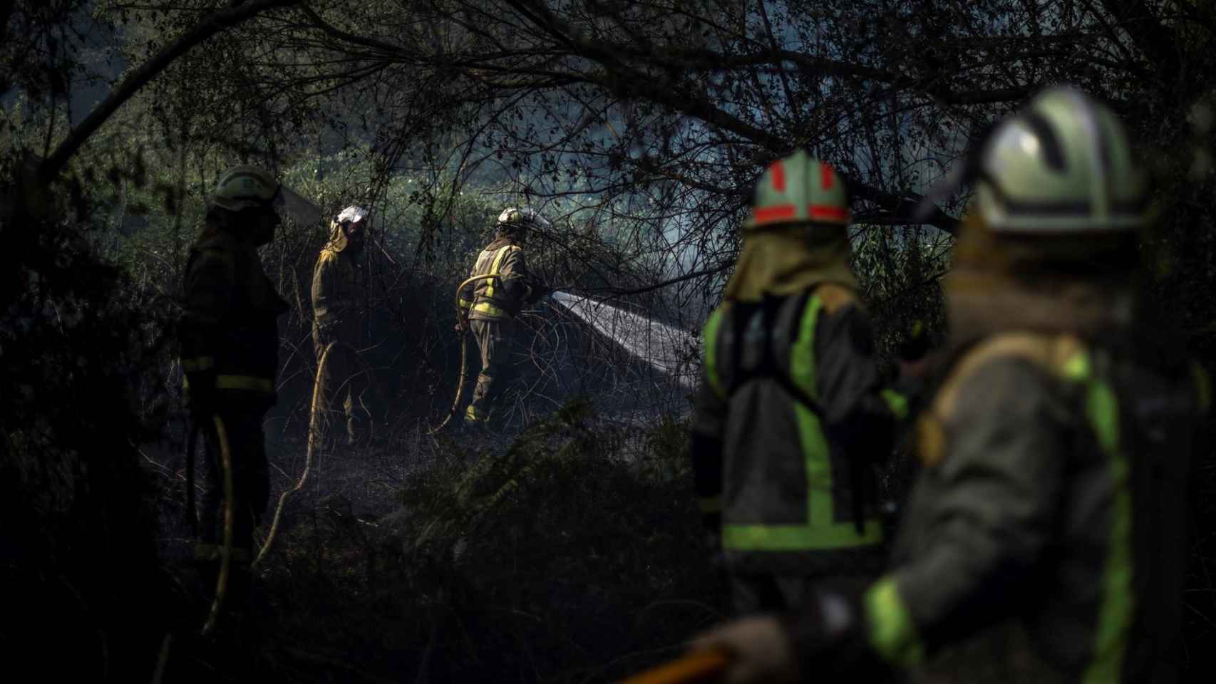 Los fuegos forestales continúan arrasando miles de hectáreas en Galicia, que vive desde el jueves una ola incendiaria que afecta principalmente a las provincias de Ourense y Lugo / EFE - BRAIS LORENZO