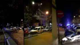Despliegue de policía en Mataró tras la pelea en un bar / FOTOS CG (BCNLEGENDS)