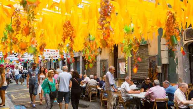 Las actividades diurnas de la Fiesta Mayor de Gràcia se realizan con normalidad / TWITTER
