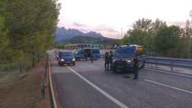 Control de los Mossos en una carretera de Cataluña tras el atentado del jueves en Barcelona y Cambrils /Mossos