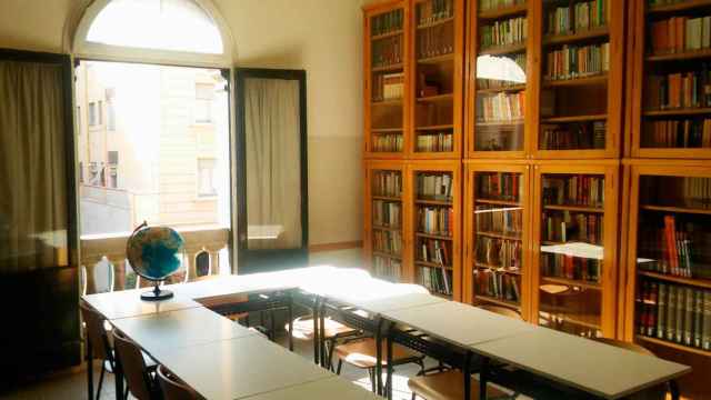 Imagen de la biblioteca de la Escuela Italiana de Barcelona / Cedida