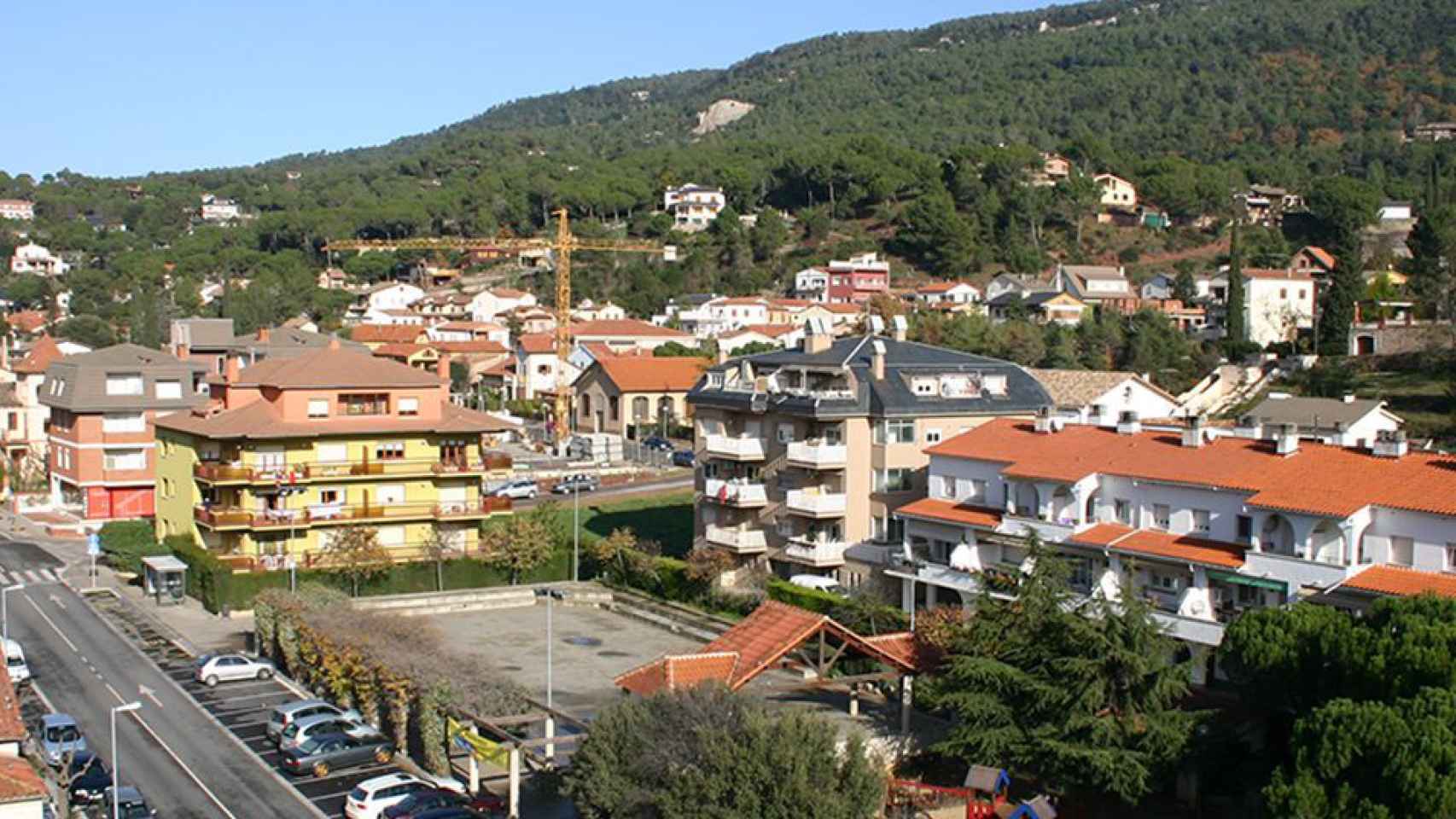 Vista de la localidad de Aiguafreda
