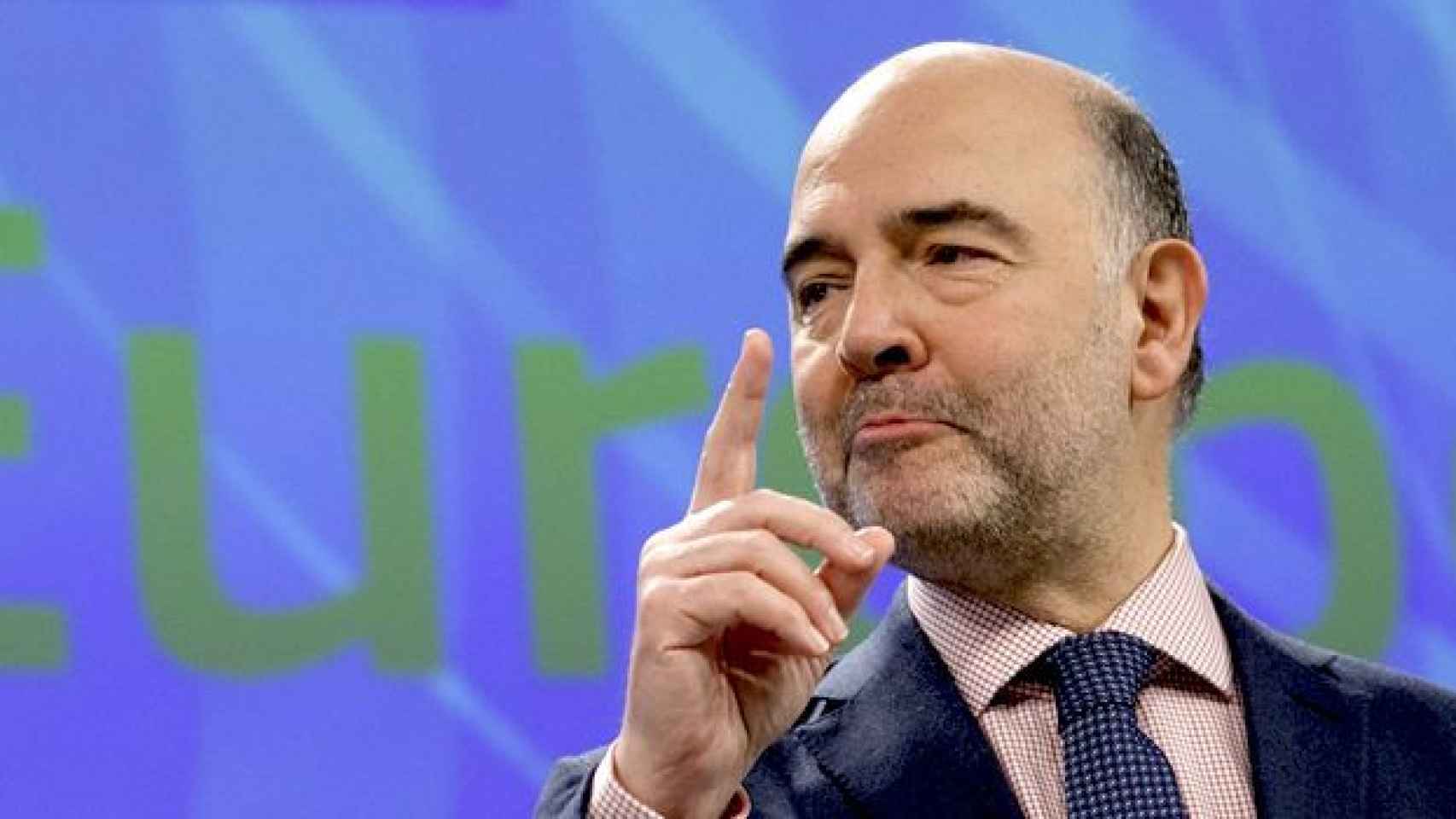 Pierre Moscovici, comisario europeo de Asuntos Económicos, que ha rebajado la previsión de crecimiento para España / EFE