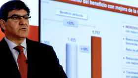 José Antonio Álvarez, consejero delegado de Banco Santander en la presentación de resultados del tercer trimestre / EFE