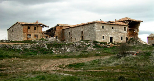 Villalibado, en estado de abandono antes de su reconstrucción / Cedida