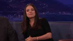 Mila Kunis, durante un programa de televisión