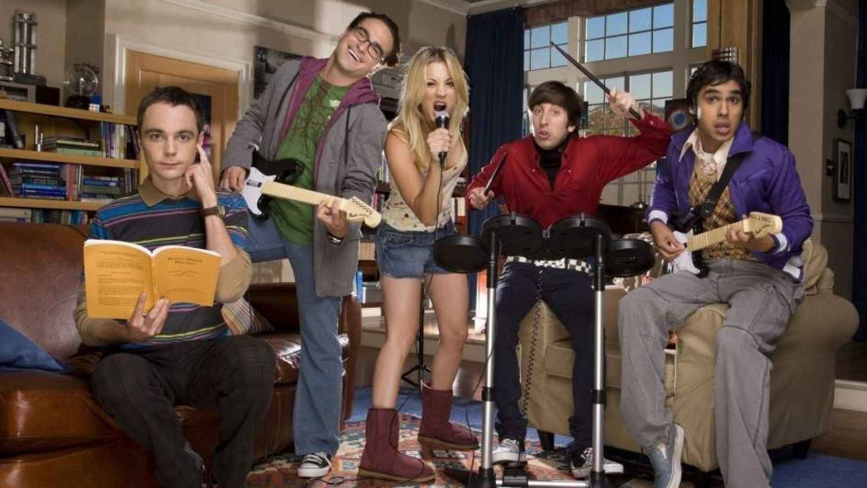 Los actores de la comedia 'The Big Bang Theory' en una imagen promocional de la serie / CG