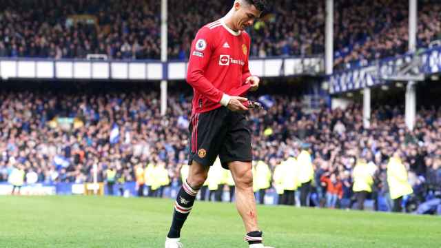 Cristiano Ronaldo en un partido del Manchester United / EP