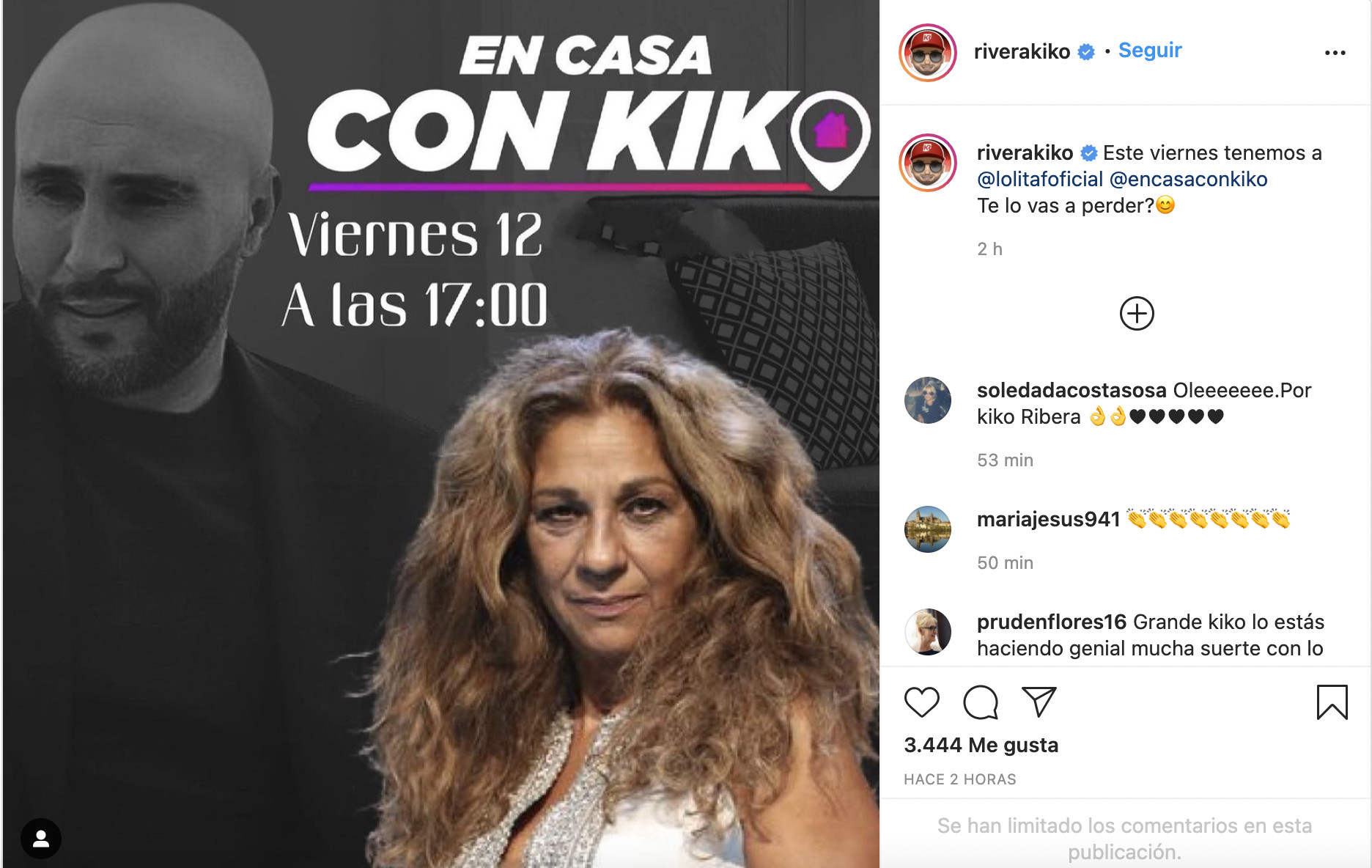 Kiko Rivera anuncia su próxima invitada / INSTAGRAM