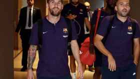 Una foto de archivo de Messi y Jordi Alba / INSTAGRAM