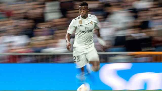 Vinicius en acción en un clásico / EFE