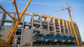 Las obras de la tercera grada del Camp Nou / FCB