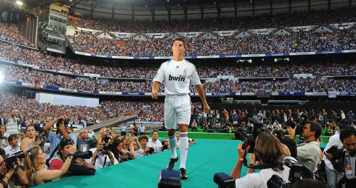 Presentación de Cristiano Ronaldo con el Real Madrid / Redes
