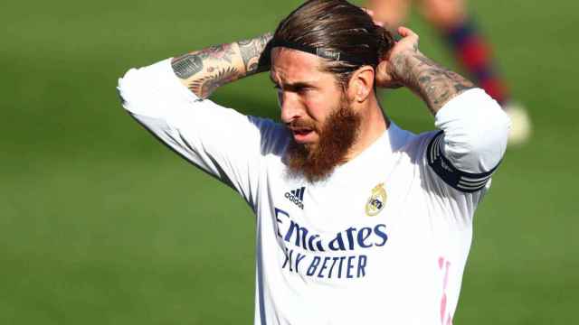 Sergio Ramos, en un partido con el Real Madrid | EFE