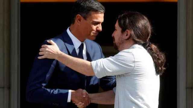 Pedro Sánchez (PSOE), presidente del Gobierno, y Pablo Iglesias (Unidas Podemos) / EFE