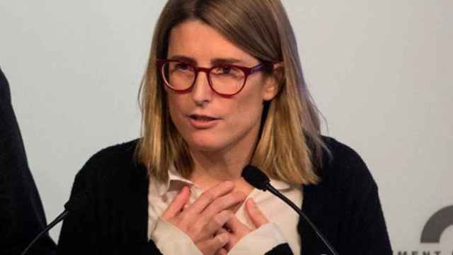 Elsa Artadi, consejera de Presidencia y portavoz del Gobierno catalán, en una comparecencia anterior / EFE