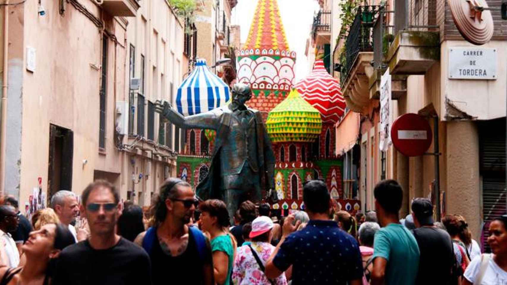 Imagen de las Fiestas de Gràcia de Barcelona, cuyo concurso de vigilancia se repetirá / CG