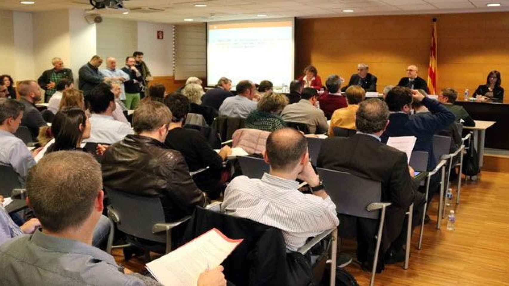 Imagen de un pleno del Consejo Comarcal del Barcelonès (CCB) / Horitzontal