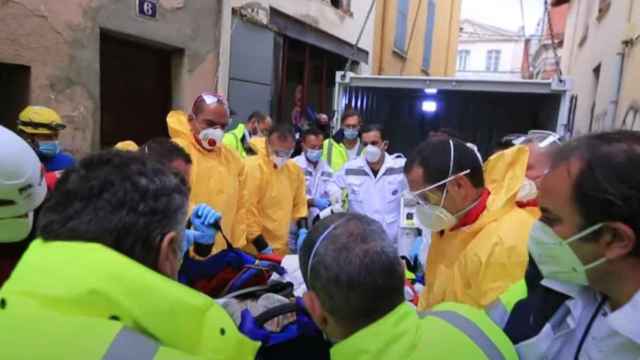 El rescate de Alain en Perpiñán, Francia / SDIS66