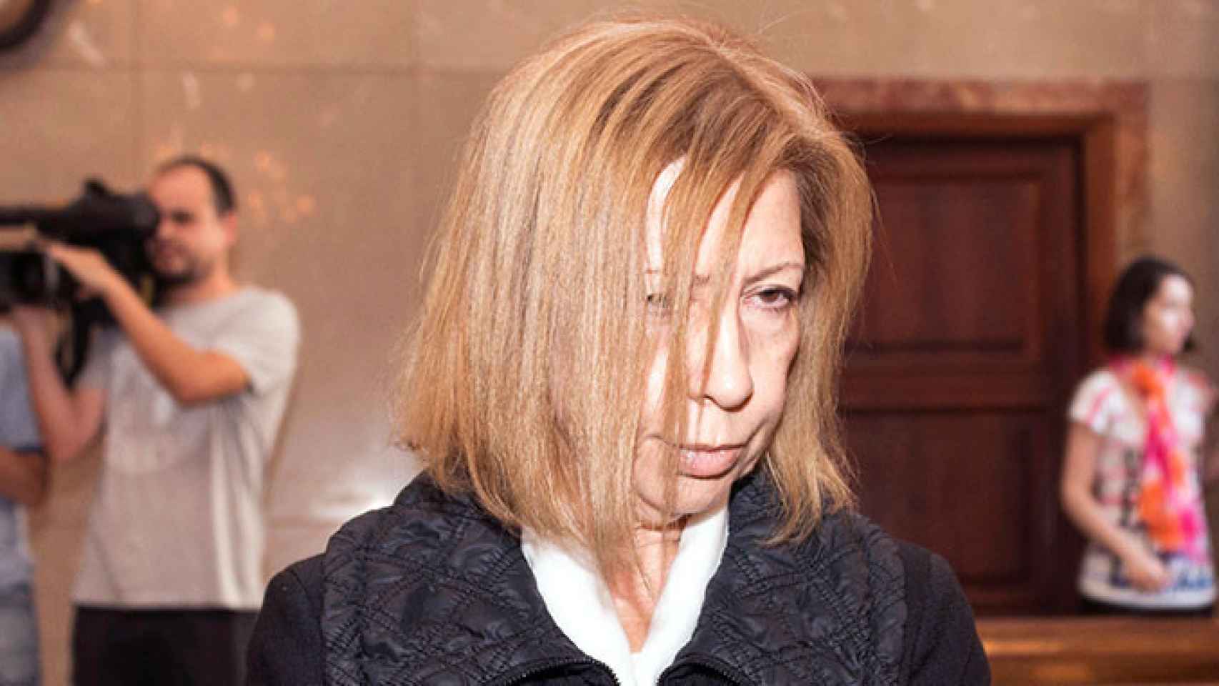 La expresidenta del Parlamento balear, Maria Antònia Munar, en el banquillo de los acusados en el juicio por el caso Can Domenge / EFE