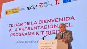 El director general de Red.Es, Alberto Martínez Lacambra, presenta el Kit Digital / EP