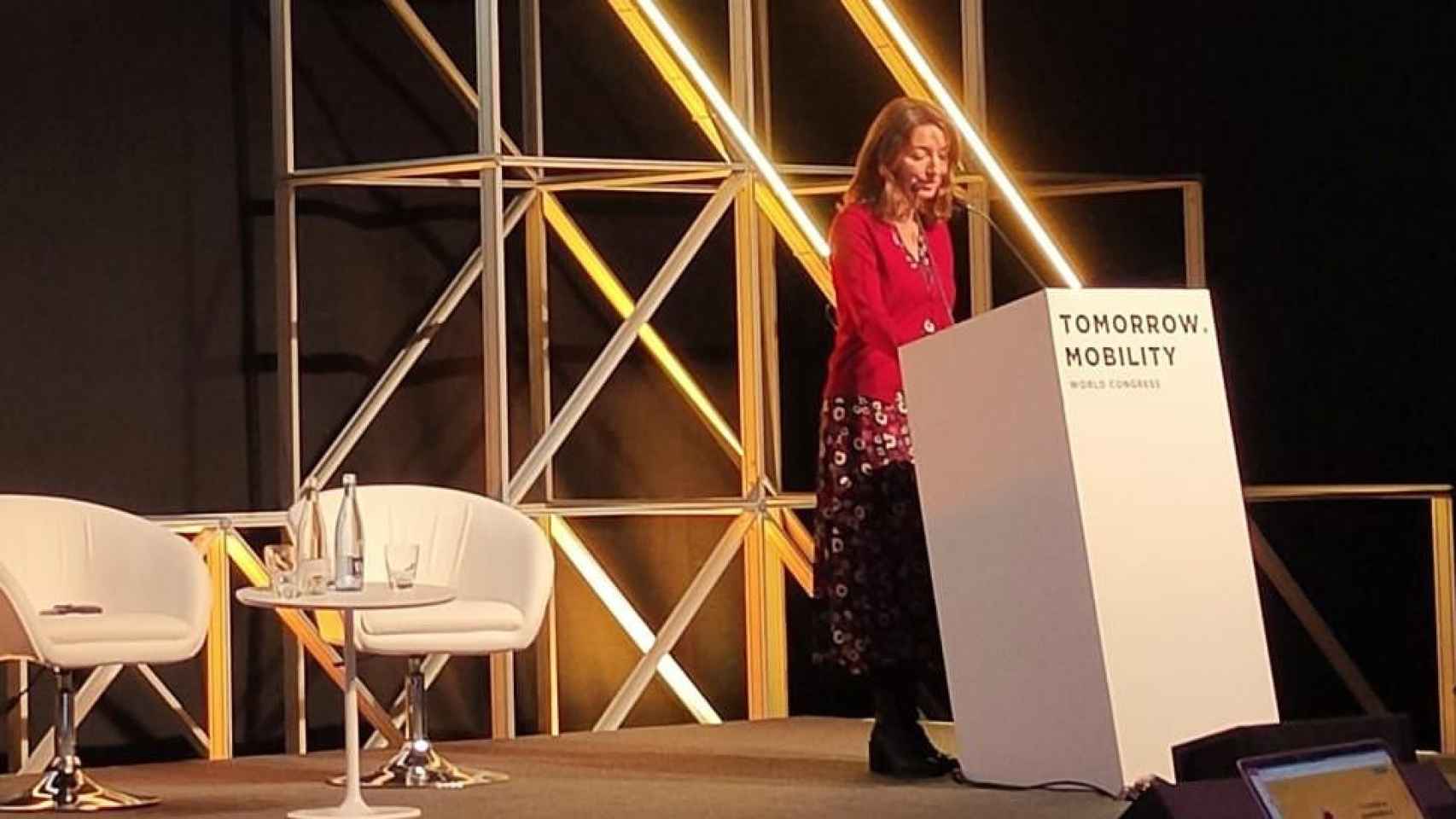 Marta Subirà, presidenta de FGC, durante la presentación del Tomorrow Mobility de Barcelona / CG