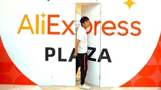 La primera tienda física de AliExpress en España (y Europa) antes de su inauguración / EFE