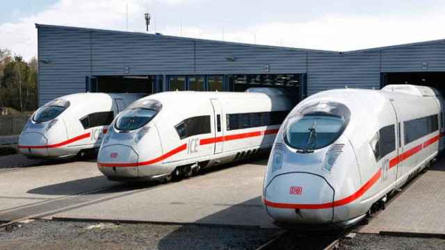 Imagen de modelos de trenes de alta velocidad de Siemens, cuya fusión con Alstom está en riesgo / SIEMENS