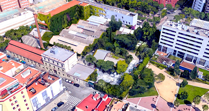 Vista aérea del Palo Alto Market / CG