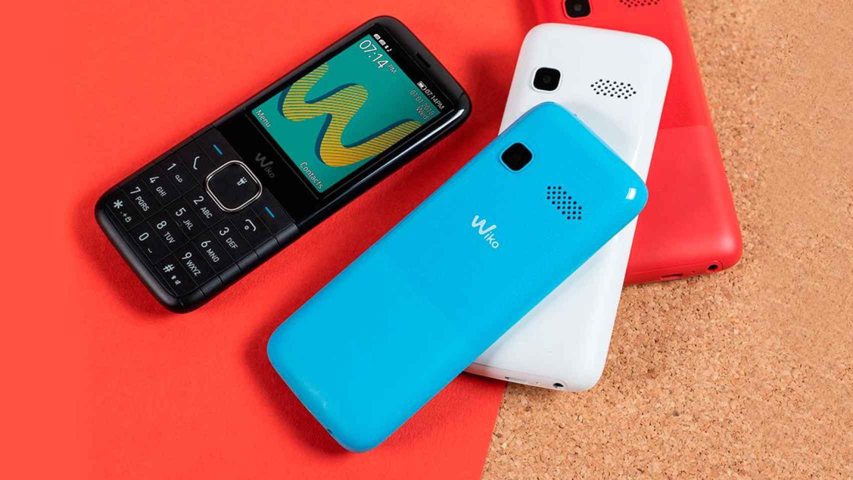 Varios móviles sencillos o feature phones de la marca Wiko / WIKO