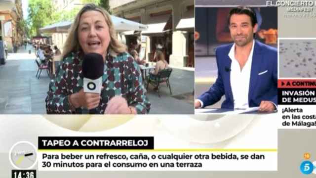 Mayka Navarro y Marc Calderó en 'Ya es mediodía' / TELECINCO