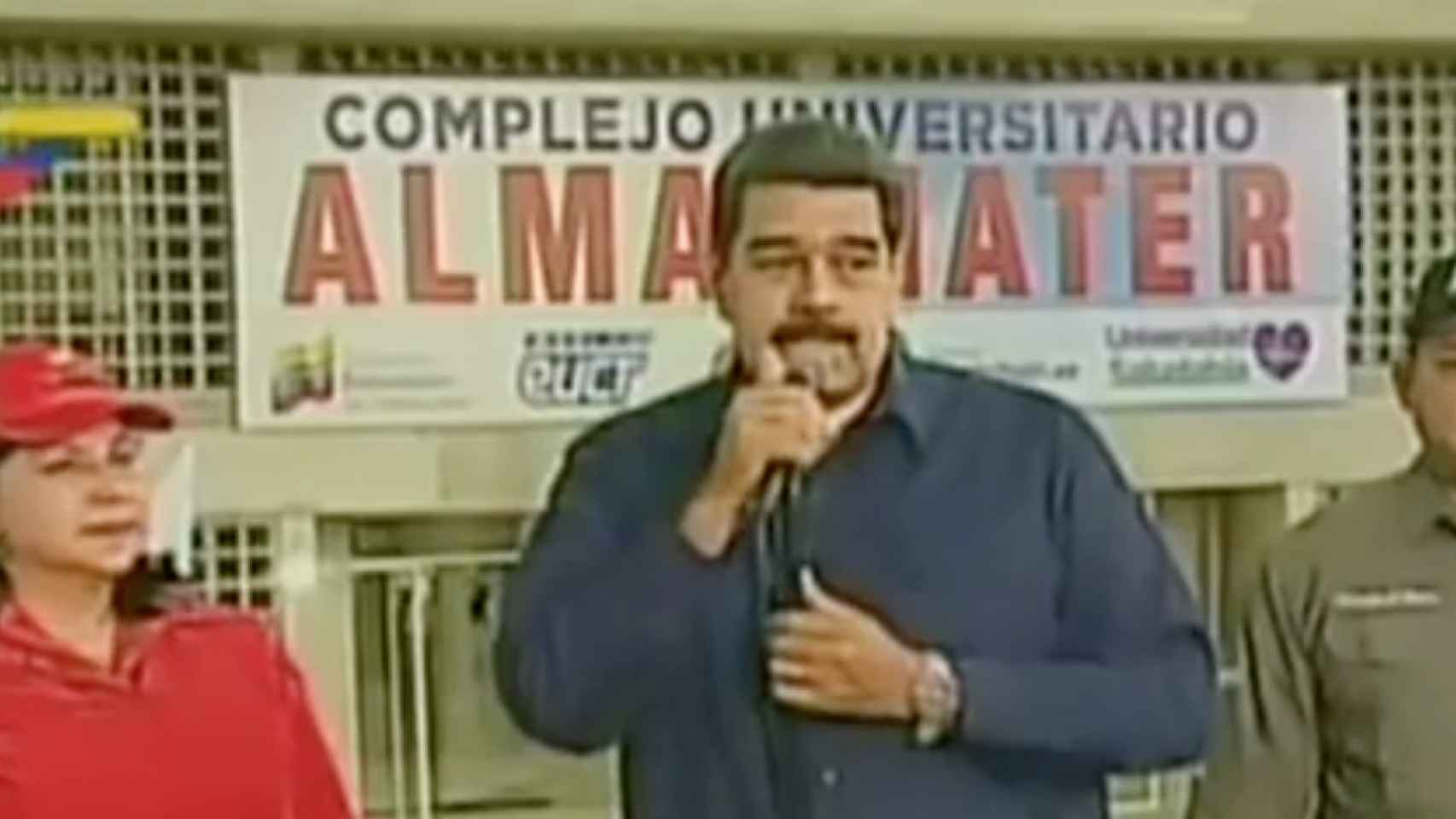 Nicolás Maduro durante sus declaraciones a los medios nacionales sobre los emigrantes