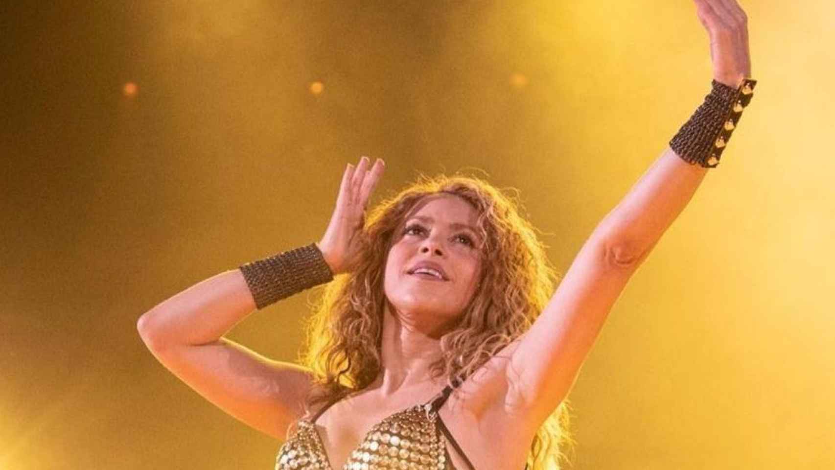 Shakira en uno de sus conciertos