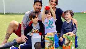 Leo Messi y Antonella Rocuzzo, celebrando Pascua junto a su familia | REDES
