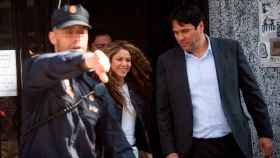Shakira a la salida de los juzgados de Madrid / TELEMADRID