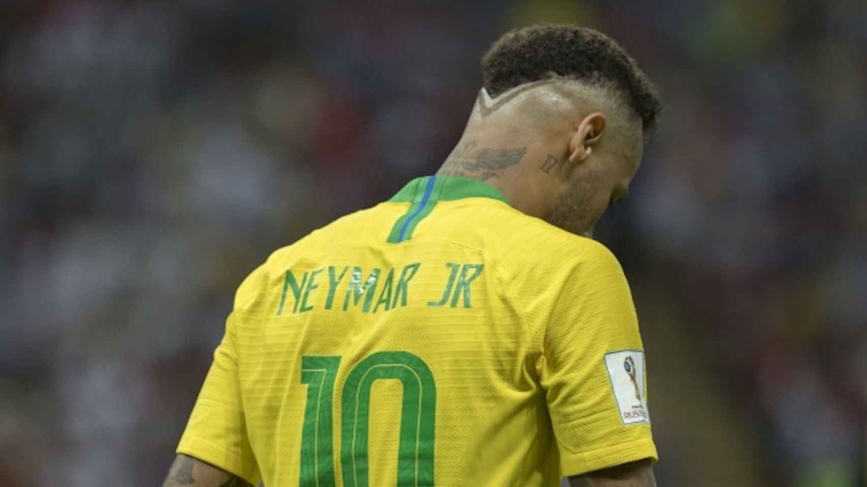 Una foto de Neymar Jr. durante un partido con Brasil / EFE