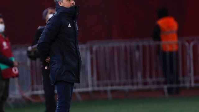 Luis Enrique dirigiendo a la Roja contra Georgia / RFEF