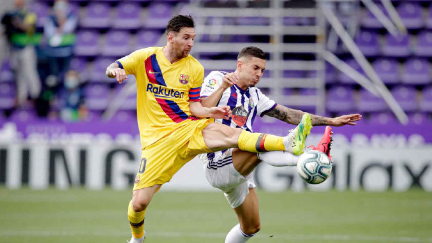 Messi jugando con el Barça contra el Valladolid / FC Barcelona