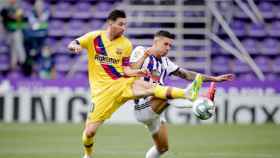 Messi jugando con el Barça contra el Valladolid / FC Barcelona