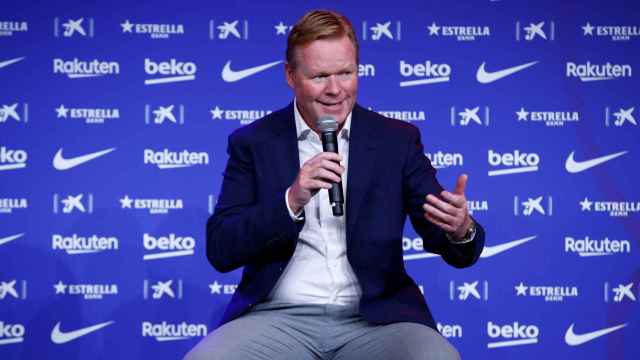 Ronald Koeman durante su presentación como entrenador del Barça /EFE