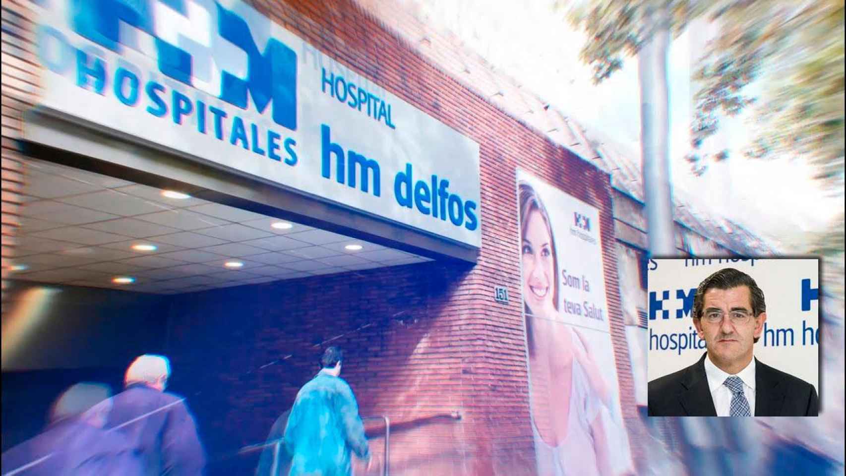 Hospital Delfos de Barcelona y Juan Abarca-Cidón, responsable de HM Hospitales