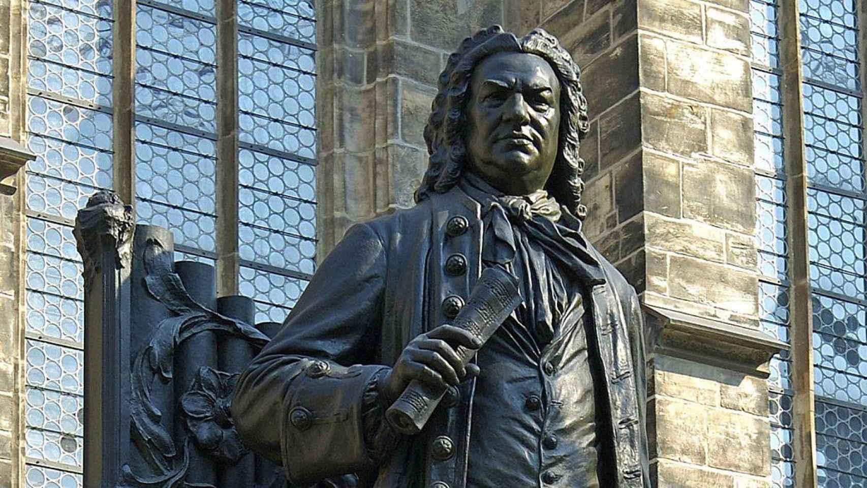 Estatua de Johann Sebastian Bach en Leipzig