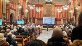 El acto de recuerdo a Oriol Bohigas en el Ayuntamiento de Barcelona / CG