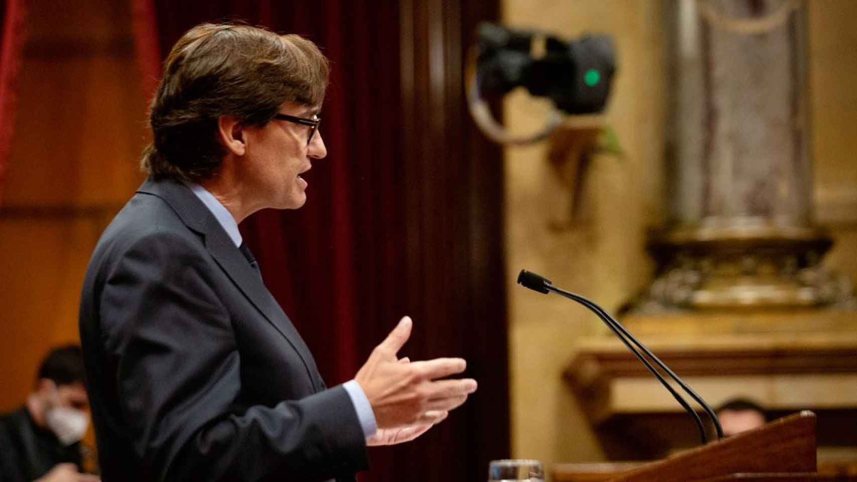El jefe de la oposición, Salvador Illa, muy crítico con Pere Aragonès en el Debate de Política General / EP