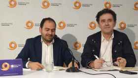 El presidente de SCC, Fernando Sánchez Costa (I), y el vicepresidente, Álex Ramos (D) / EP