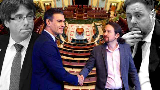 Los independentistas Carles Puigdemont y Oriol Junqueras deben decidir qué posición toman ante el pacto PSOE-Podemos anunciado tras las elecciones del 10N / CG