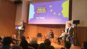 El presidente de la plataforma Diálogo UE-Cataluña, durante la presentación de la plataforma / TWITTER