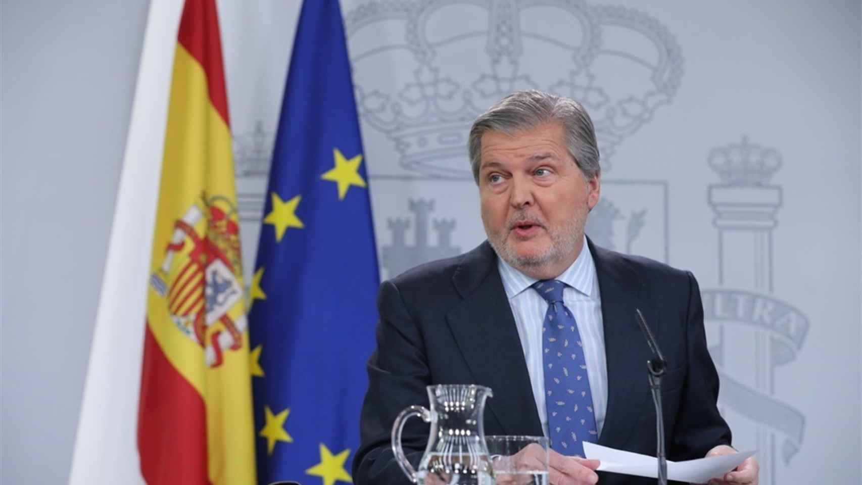 El portavoz del Gobierno, Íñigo Méndez de Vigo, anuncia el importe de las subvenciones a partidos políticos / EP